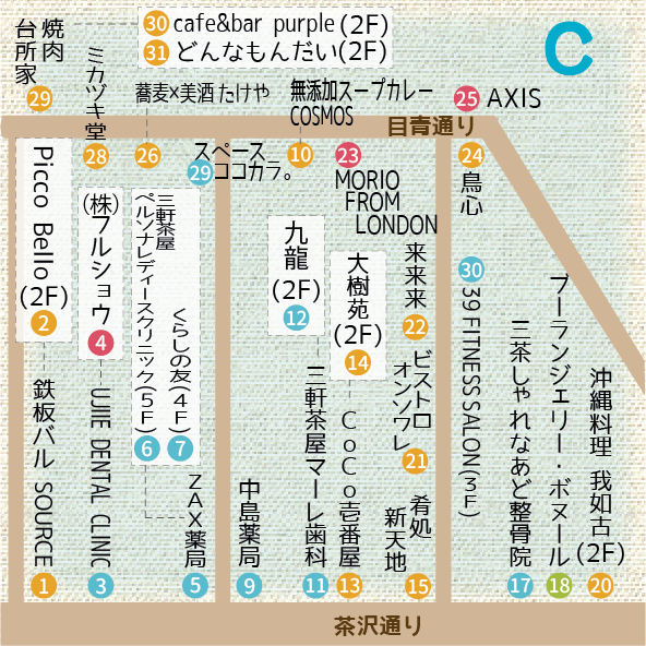 エリアC