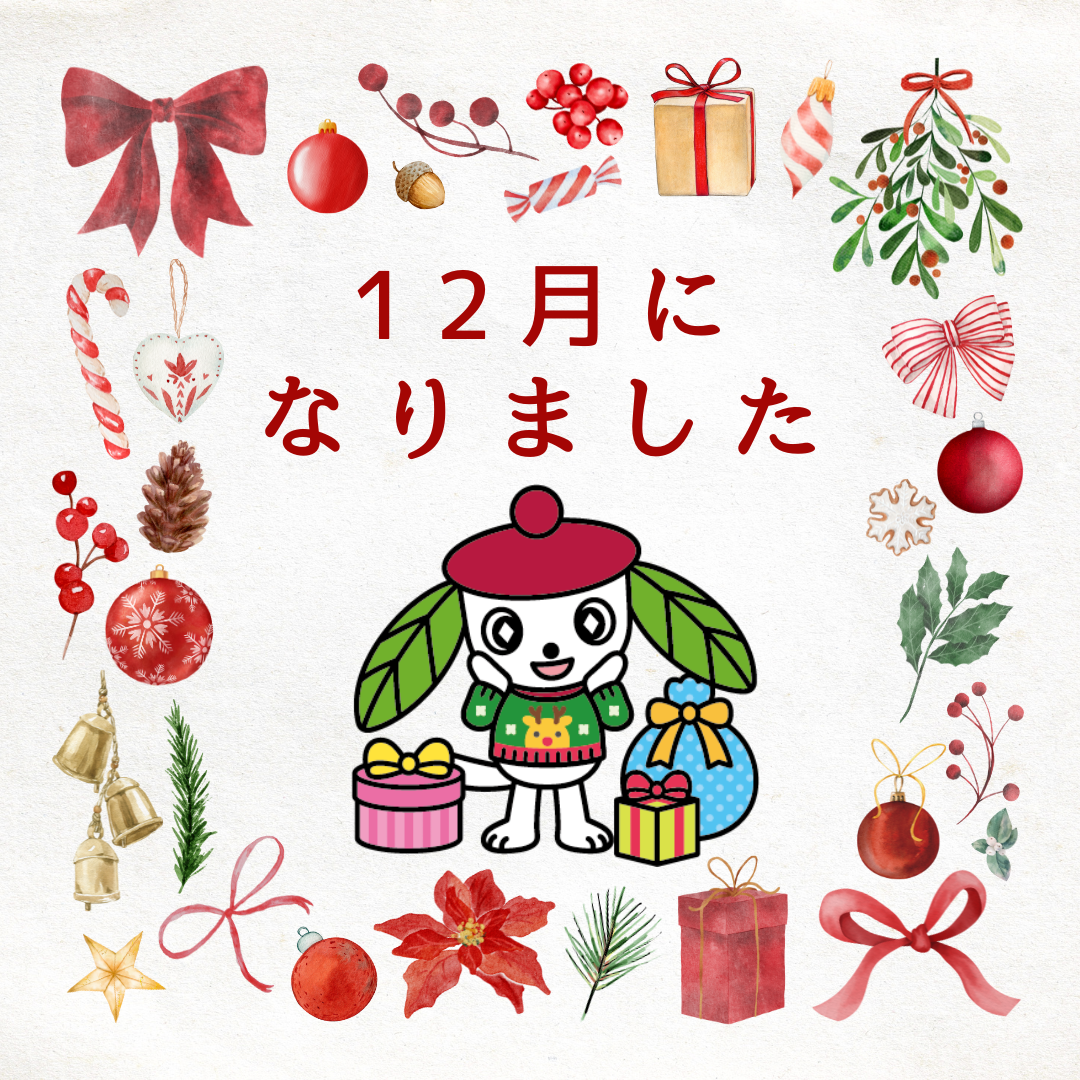 12月になりました